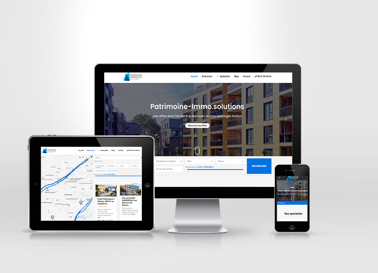 Présentation historique du site Patrimoine Immo Solutions
